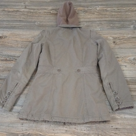 Roxy Quilt Lining Hooded Utility Jacket Coat - Picture 13 of 16